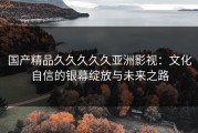 国产精品久久久久久亚洲影视：文化自信的银幕绽放与未来之路