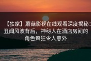 【独家】蘑菇影视在线观看深度揭秘：丑闻风波背后，神秘人在酒店房间的角色疯狂令人意外
