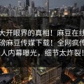 让你大开眼界的真相！麻豆在线吃瓜网重磅麻豆传媒下载！全网疯传当事人内幕曝光，细节太炸裂！